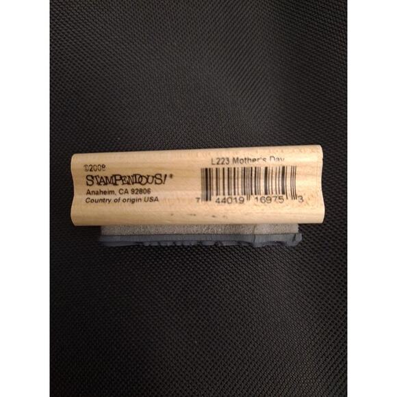 Happy Mothers Day Rubber Stamp Card Scrapbook Supplies Stampendous - Picture 3 of 5